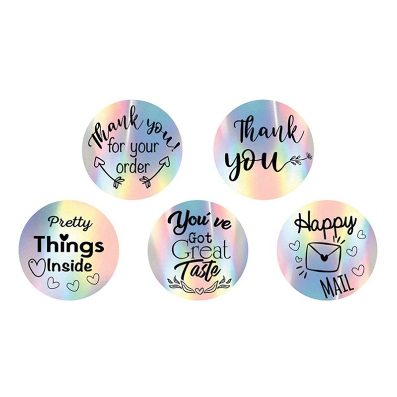 1/1.5 "Dank U Voor Ondersteunende Mijn Kleine Business Sticker 6 Voor Kleine Ondernemers Online Verkopers Tape 500pcs/Roll