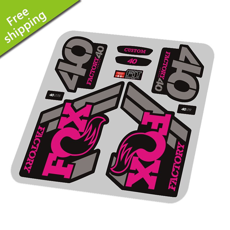 FOX40 stickers/decals of mountain bike/bicycle front fork for DH MTB racing
