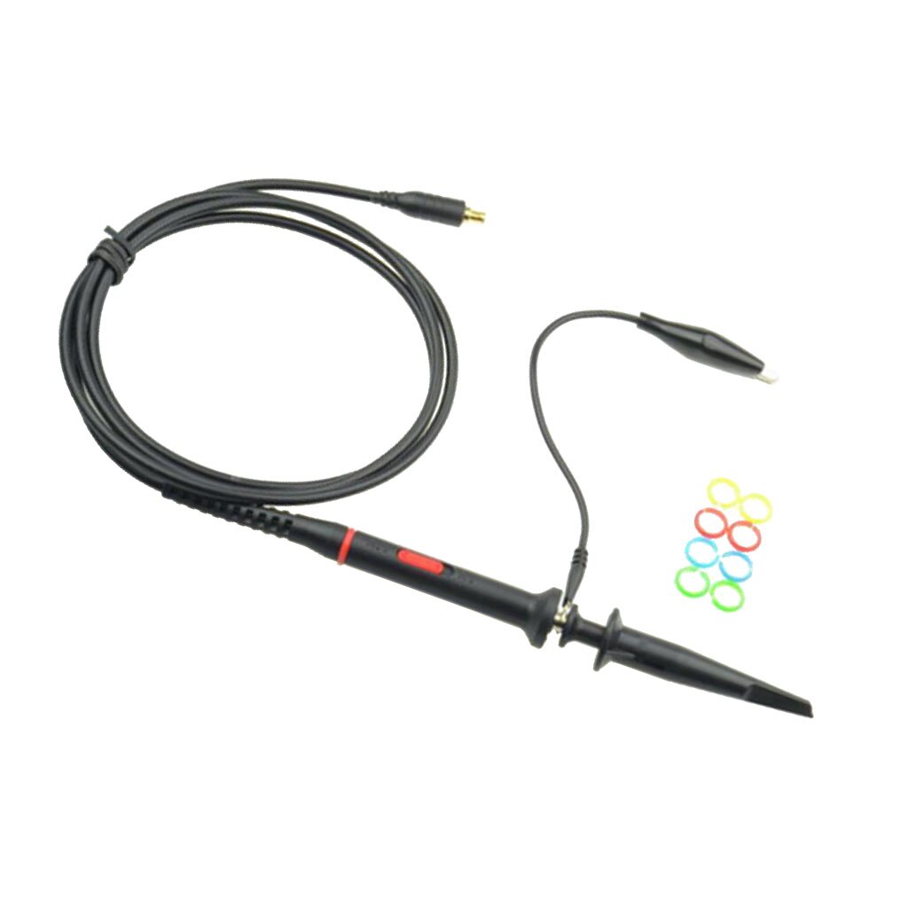Handheld Oscilloscope MCX Clip Probes, Oscilloscope Test Leads with Alligator Clip