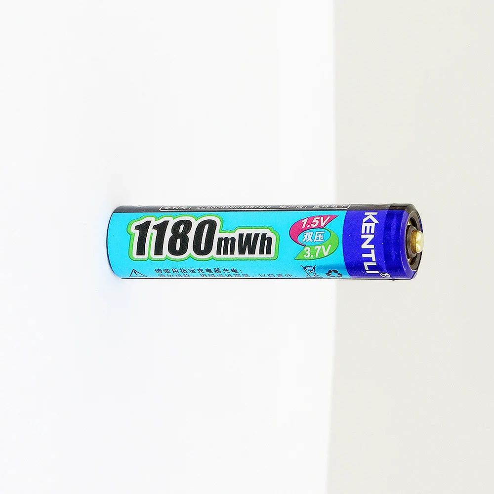 1.5V lithium polymer battery rechargeable AAA battery KENTLI lithium ion batteries 1180mWh