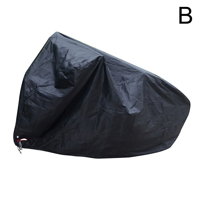 Motorcykel cykelcover universal udendørs uv cykelbeskytter hele sæsonen vandtæt cykel regn sne støvtæt cykelcover: B / Xl