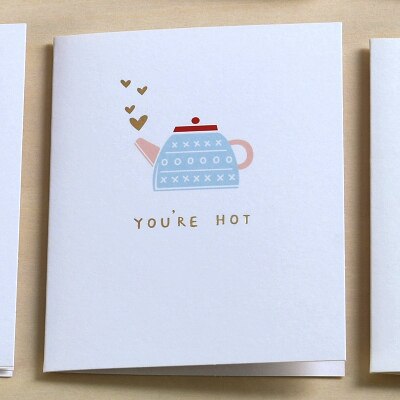 cute mini greeting cards kids small greeting cards birthday message cards: MINI 1718 II 06