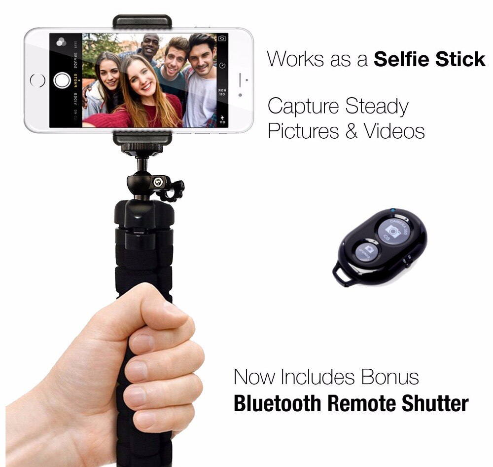 Duszake I8 Mini Statief Voor Telefoon Camera Selfie Stok Statief Voor Telefoon Stand Flexibele Mini Statief Voor iPhone Xiaomi Mobiele telefoon