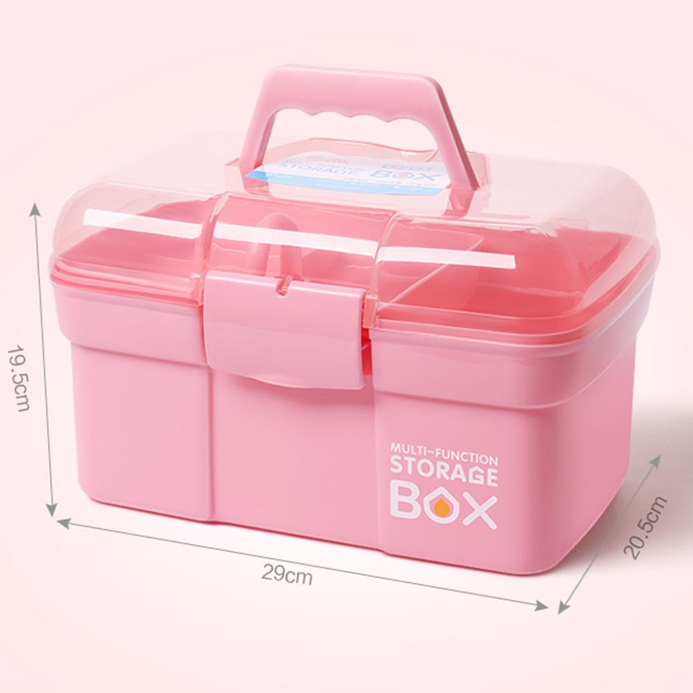 Maquillage organisateur vernis à ongles colle boîte de rangement multifonctionnel pratique multicolore boîte de rangement plastique boîte organisateur: A