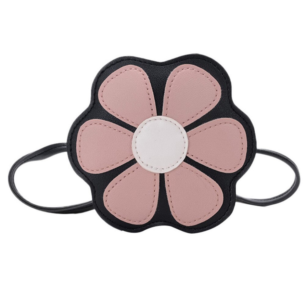 children's bag cute flower shoulder mini messenger bag round bucket Children Lovely Flower Girls Y504