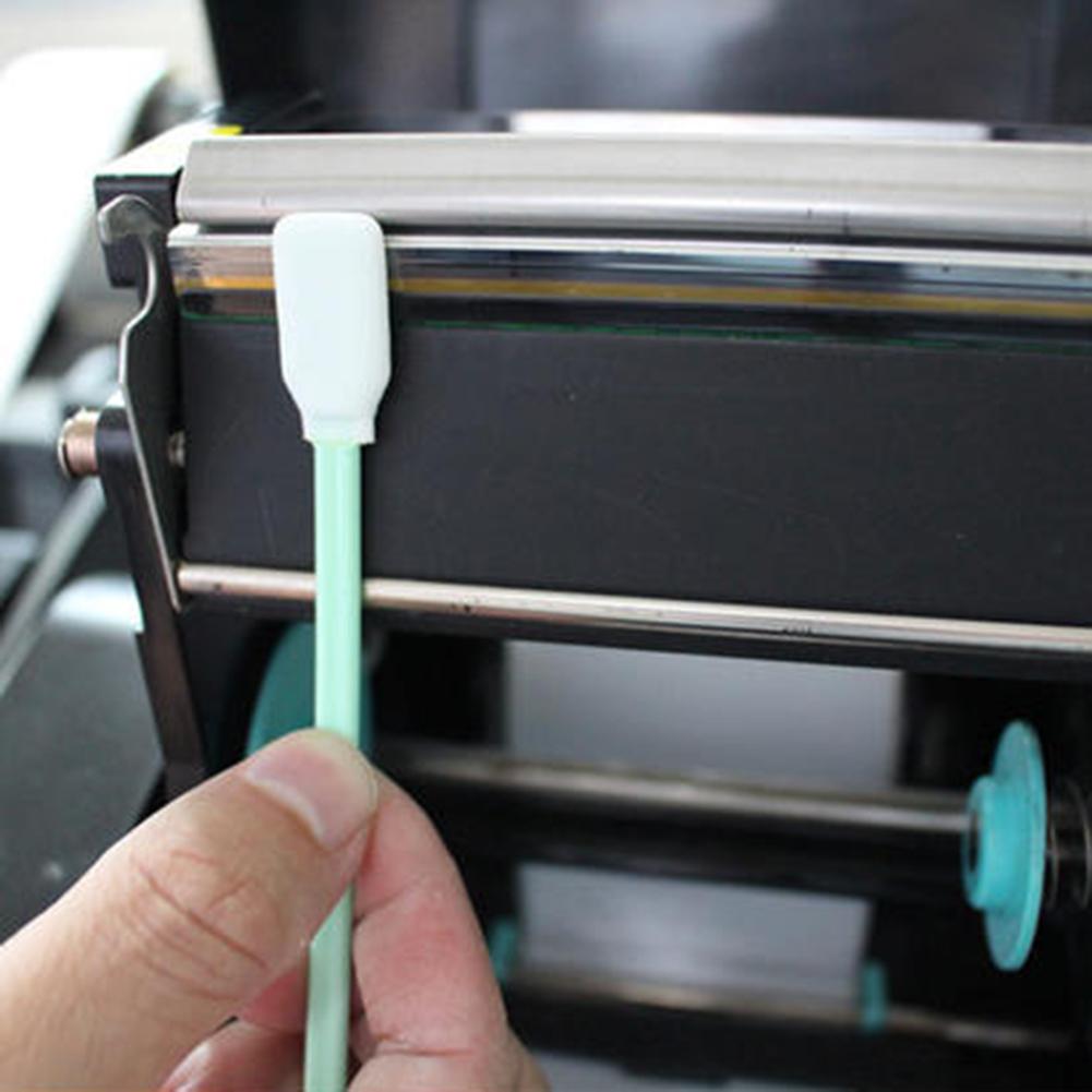 50 unids/set de hisopos de limpieza de de algodón duradero esponja de espuma para limpieza para impresoras microscopios equipos de sensores ópticos