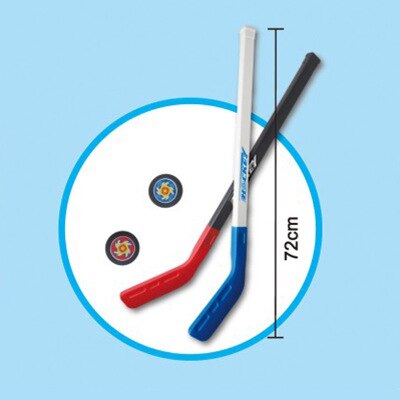 Palo de Hockey sobre hielo de invierno para niños, herramientas de entrenamiento de plástico, Golf, fútbol, Mini conjunto de fútbol extraíble