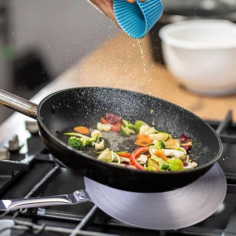 Kitchen Induction Cooker Heat Conduction Plate Stainless Steel Induction Cooker Converter Kitchen Stove Accessories