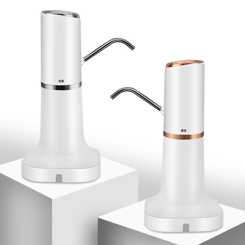 Elektrisk automatisk drikkevannsflaskepumpe usb oppladbar smart dispenser elektrisk vannpumpe