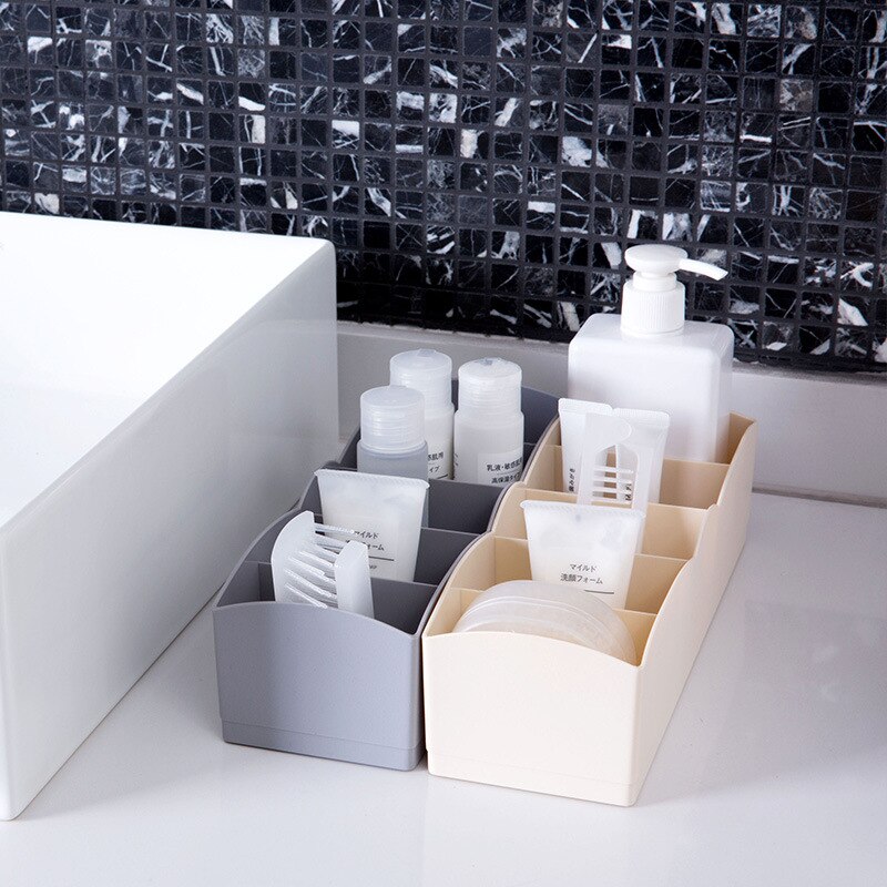 Fowecelt 5 Grids Lade Organizer Ondergoed Kleding Organizer Box Closet Organizer Stropdassen Sokken Shorts Bra Desk Organizer