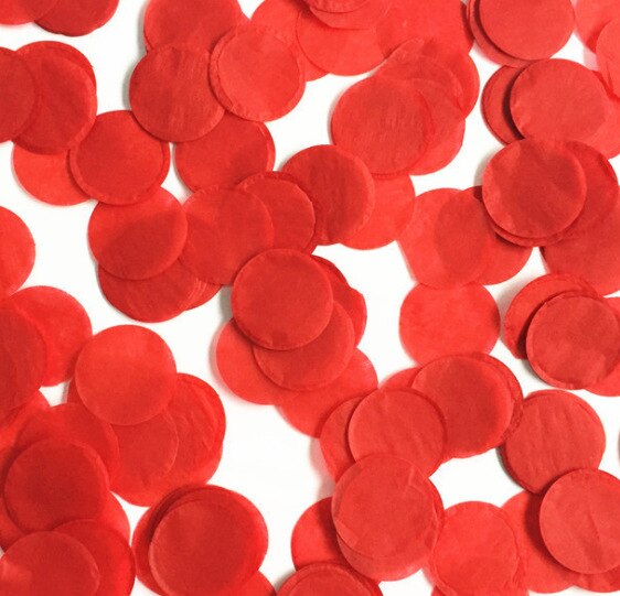 10g/pack 2.5cm Round Tissue Paper Confetti Mix Color For Birthday Party Wedding Decoration Clear Bubble Balloons Filler Confetti: 29