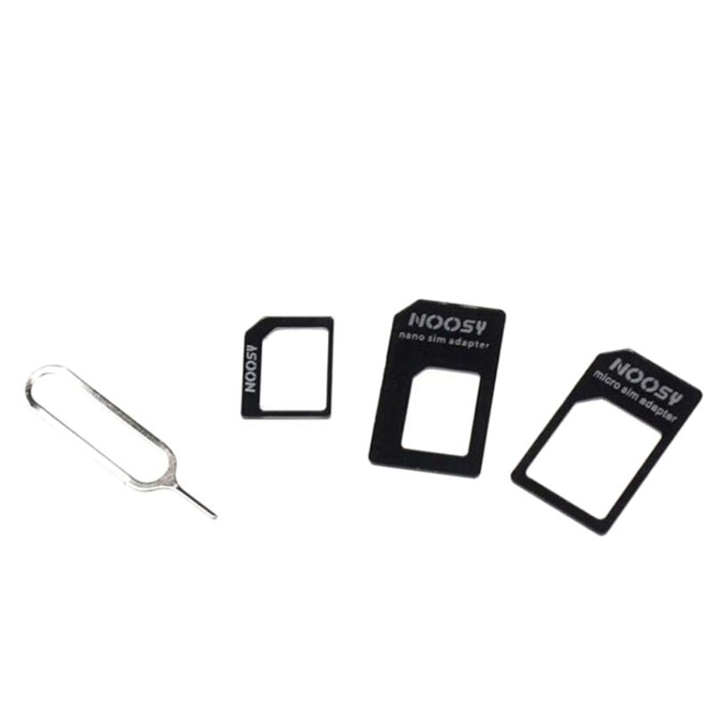 4 in 1 konvertera nano sim-kort till micro-standardadapter för iphone för samsung 4g lte usb trådlös router
