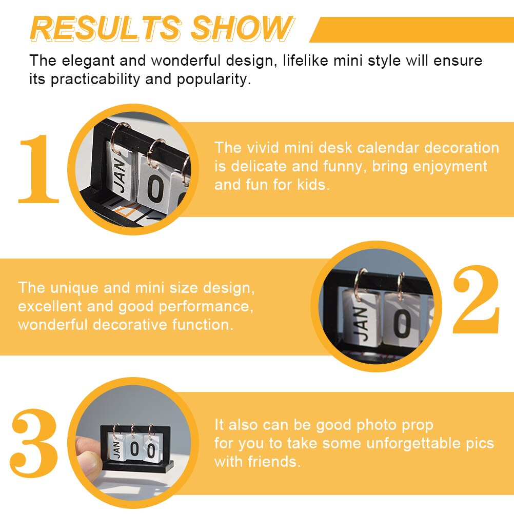 Mini Monthly Desk Calendar Miniature Desktop Calendar Miniature Desk Calendar