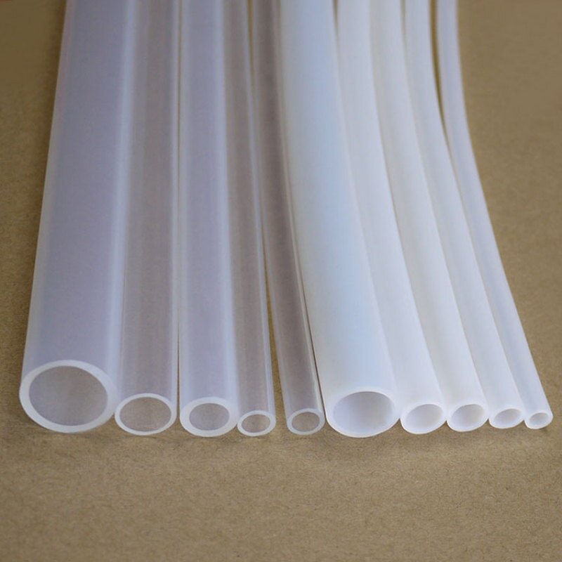 PTFE Tube White ID 9.6mm x 12.7mm OD F46 Insulated Heat Protect Transmit Hose Rigid Temperature Corrosion Resistance 600V