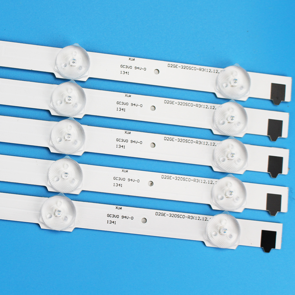 Led backlight Strip For Samsung UE32F4000AW UE32F5000AK UE32F5030AW UE32F5300AW UE32F5300AK TV LED Bars Kit 9 Lamp Lens 5 Bands