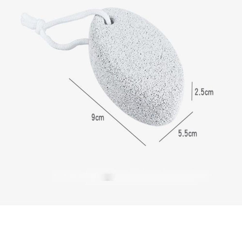 Piedra pómez para pedicura, 2 unidades/lote, piedra pómez para los pies, exfoliante de piedra gris, herramientas de pedicura, limas naturales para los pies, eliminación de piel muerta, masaje de pedicura para el cuidado de los pies