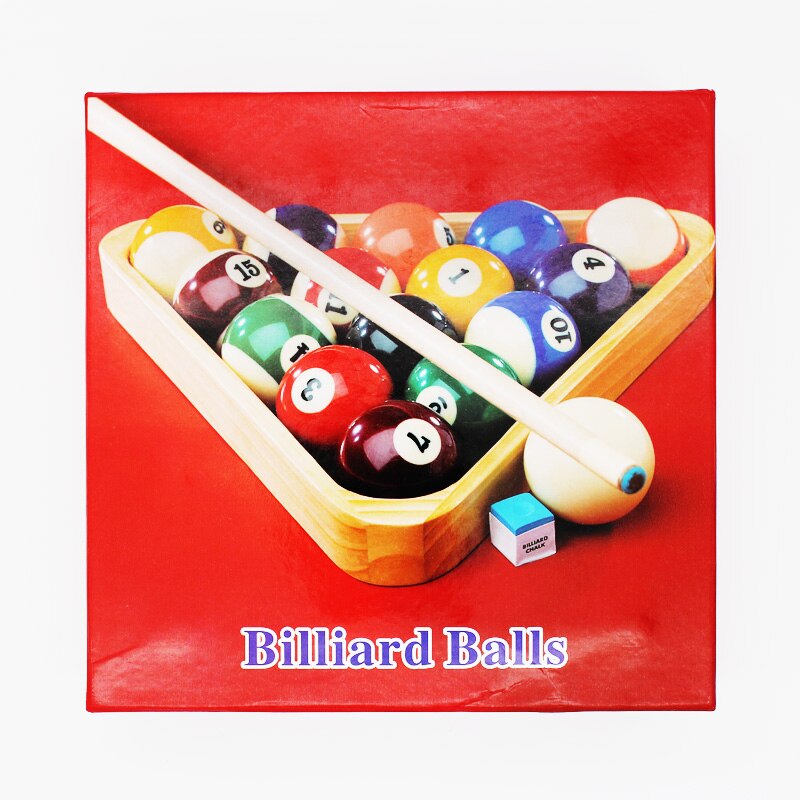 Premium Red Box 2-1/4" 57.2MM 16pcs Billiard Pool Ball Set Nine-Ball Games