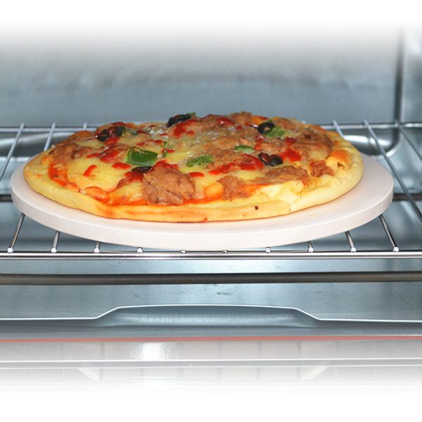 10 inch Round Pizza Stone, Used for Cooking Pizza Rolls in the Baking Grill, Oven and Grill Pan Kitchen