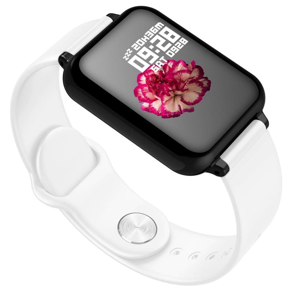 B57 Sport Smart Watch Bloed Zuurstof Meting Monitor Smart Polsband Oxymeter Pulse Onmiddellijk Herinneren Gezondheid Oximeter Horloge