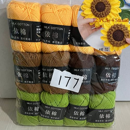 12 pièces fil volumineux Crochet ensemble Viscose mélange fil pour tricot à la main écharpe laine épaisse tricot bricolage coton Crochet fil: Corail Rouge