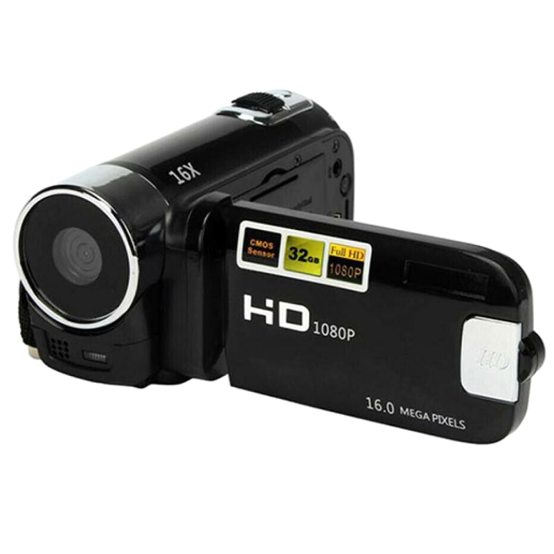 pieno HD 1080P 16X Ingrandisci Digitale 16MP video registratore Videocamera DV Della Macchina Fotografica Portatile Camera LFX-ING