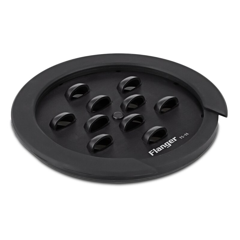 Flanger 100Mm Abs Rubber Gitaar Geluid Cover Verstelbare Akoestische Gitaar Feedbackonderdrukker Sound Hole Cover