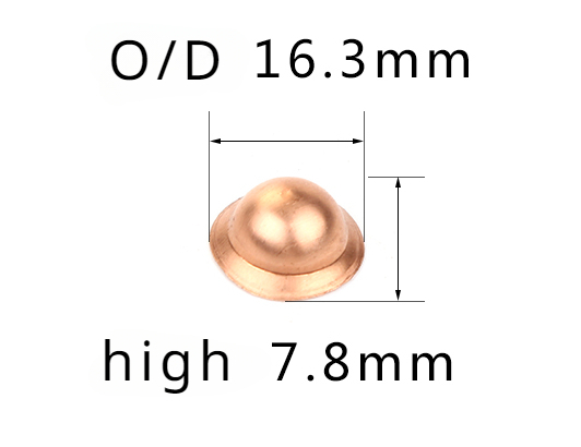 1/4" 3/8" 1/2" 5/8" 3/4" 7/8" Inch Flare End Cap Open seal Washer For Air Coniditoner Fitting: Red / OD 8xID 7mm