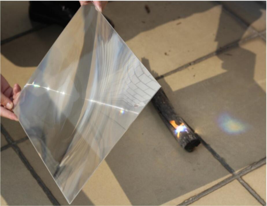 400x320mm Optical Projector Solar Fresnel Lens PMMA Focal Length 500mm Projector Plane Magnifier Solar Concentrator Lens