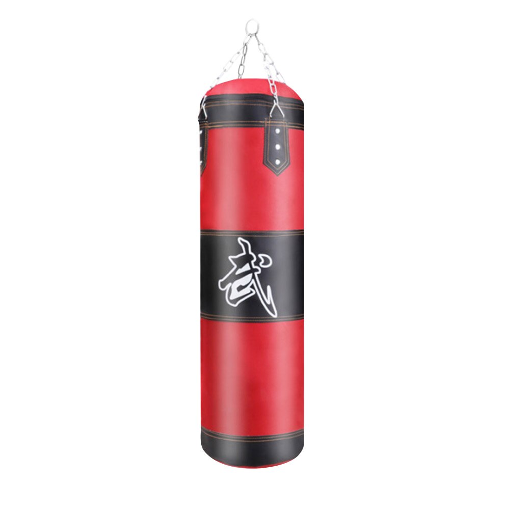 Kickboxing Boxing Punching Bag Sandbag Muay with Gloves Kickboxing Empty Pillar MMA Easy Safety Exercise Accessories: 0.8M