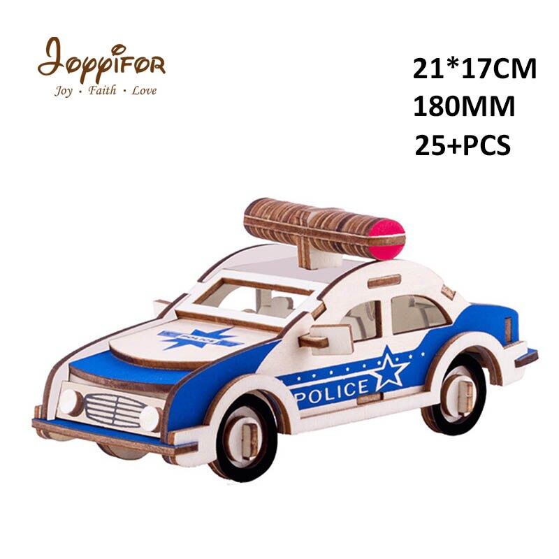 3D personality Wooden three-dimensiona Sports car, racing carDIY simulation model children's educational toys