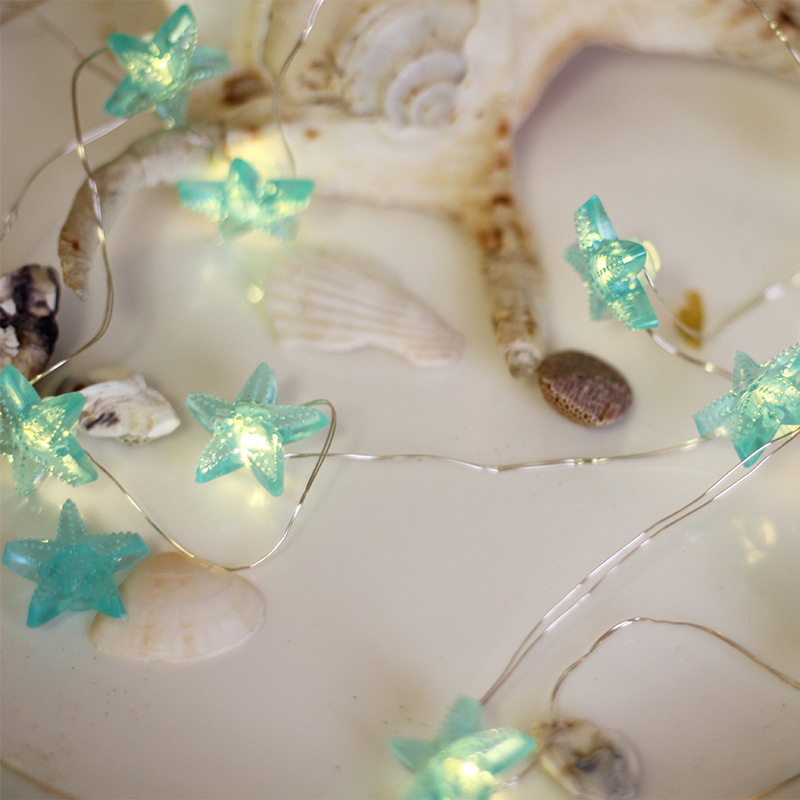 Guirlande lumineuse LED en forme de lapin, carotte, pâques, coquille de mer, lumières féeriques de la saint-valentin, pour chambre à coucher, pour enfants, fête de pâques