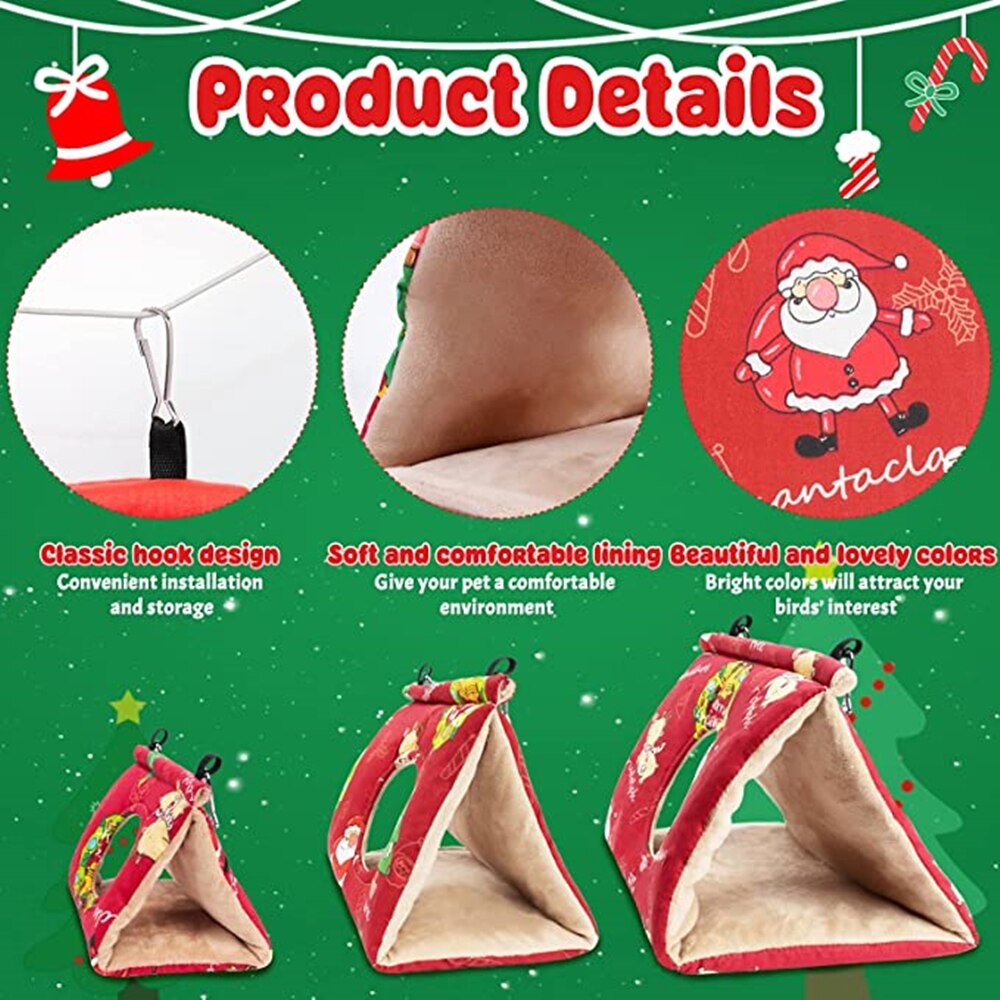 Vogelkooien Rat Knaagdieren Nest Huis Volière Pluche Vogel Opknoping Cave Kooi Papegaai Nest Hangmat Hideaway Slapen Bed Speelgoed Hamster huis