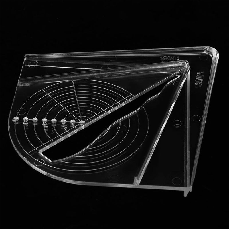 Plastic Center Finder for Square Round Octagon Hexagon Stock Woodwork Supplies D5BD