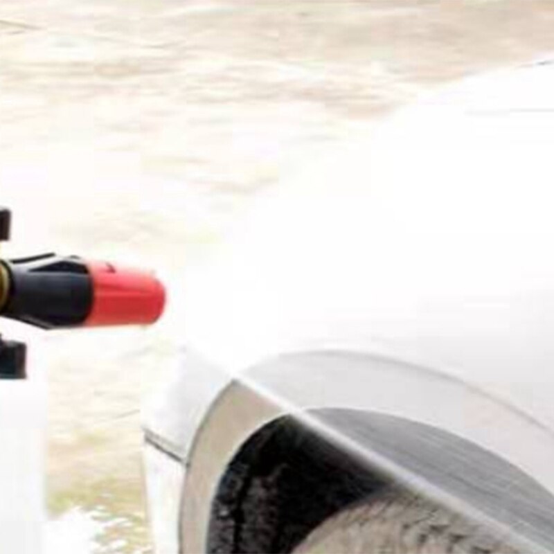 1/4 Adjustable Snow Foam Lance Washer Bottle High Pressure Car Wash Jet Bottle Adjustable Foam Nozzle Open Column Shape