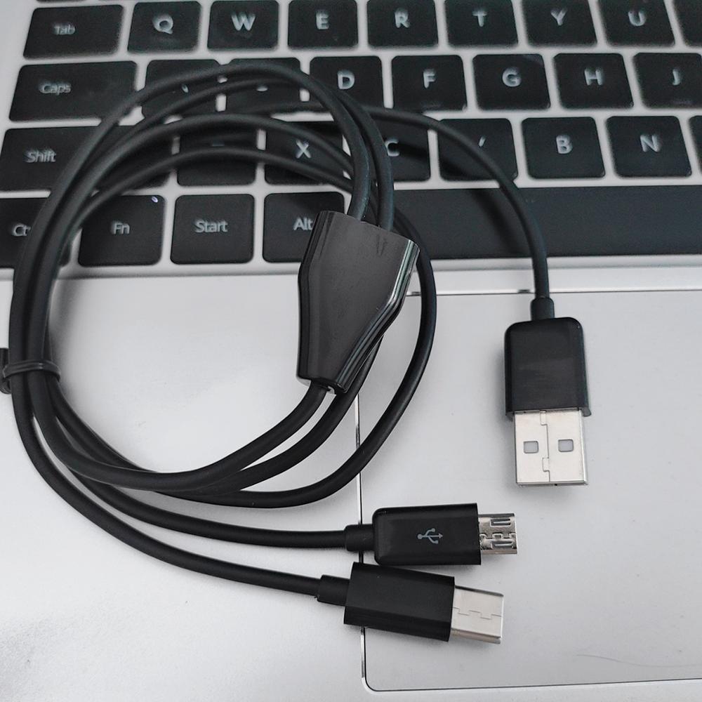 usb to type c and micro charge cable 1m 3ft
