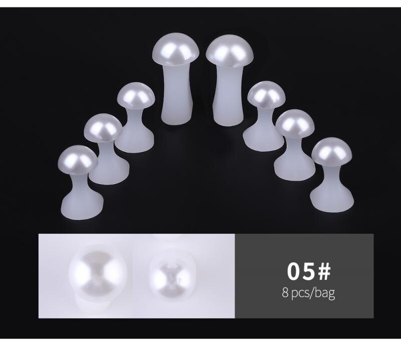 8Pcs Soft Silicone Finger Toe Separator Nail Art Salon Pedicure Manicure Tool FA
