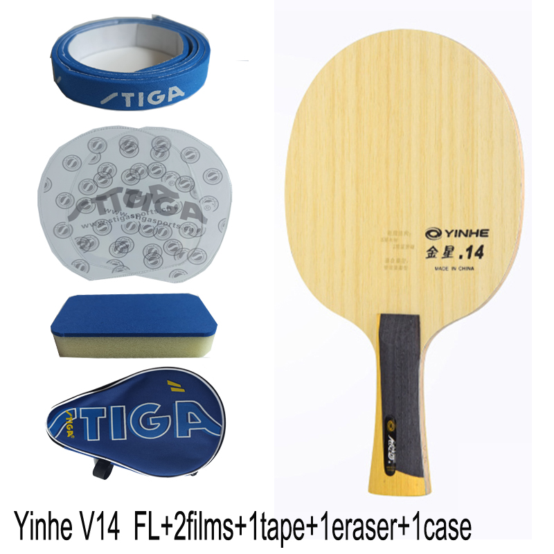 Original Yinhe V14 V-14 table tennis carbon blade steady high elastic fast loop table tennis racket ping pong racket
