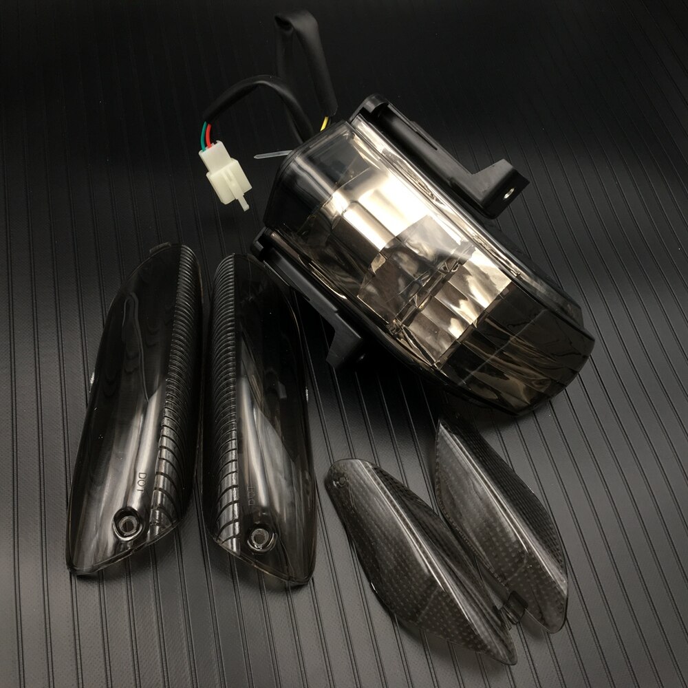 Clear Smoke LED Tail Light with Turn Signals For Aprilia RSVR4R RSV1000 05-08 Tuono V2 2005 2006 2007