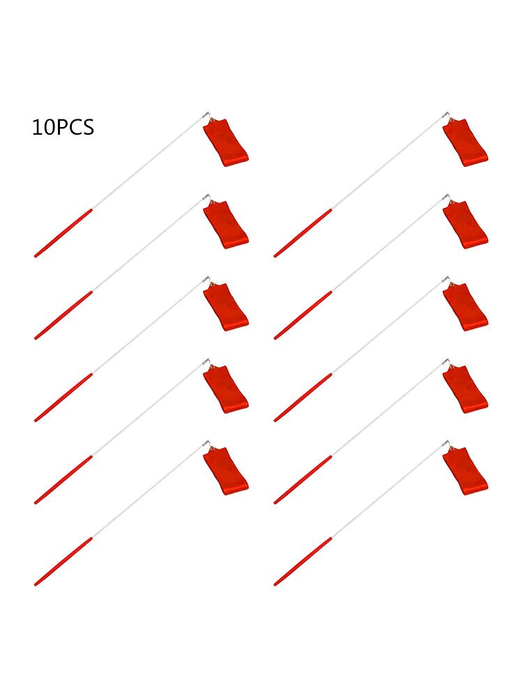 10pcs 4m Rhythmic Gymnastics Ribbons Silks And Satins For Colleges Students Training Dance Performance Ribbons Fitness Tool