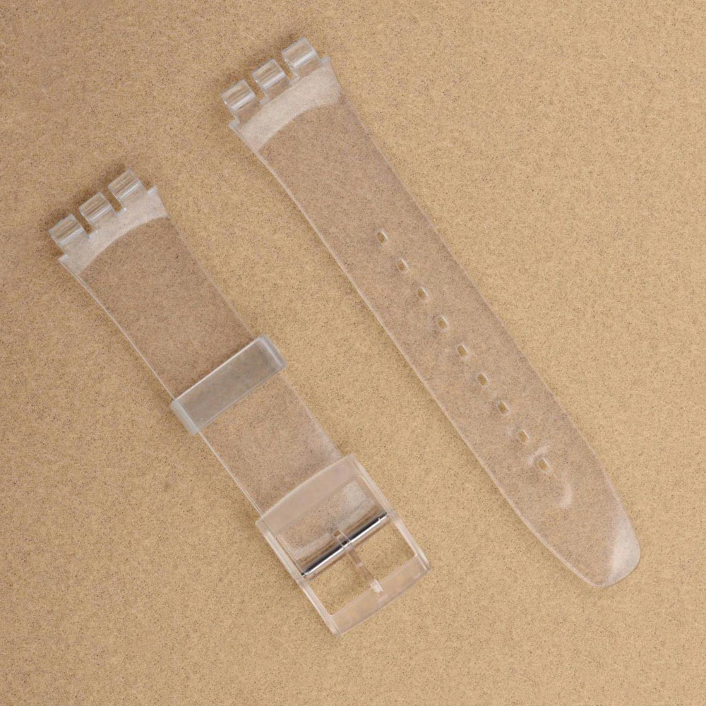 Accesorios de reloj para Swatch, correa de silicona con hebilla de 17mm y 19mm, correa de goma, correa deportiva para hombres y mujeres, correa de reloj de 20mm