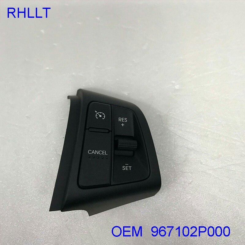 FOR Kia Sorento steering wheel remote control switch LH volume control switch 967002P00 cruise switch RH 967102P00: black