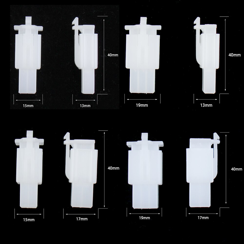 Automotive Connectors 3 Pin Electrical Connector Car Wires Splice 2.8mm Cold Pressed Terminal Fixed Hook Socket Butt Plug