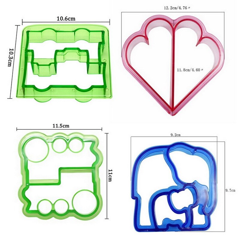 12pcs/set 14 Models Puzzle Kids DIY Lunch Sandwich Toast Cookies Mold Cake Bread Biscuit Food Cutter Mould^