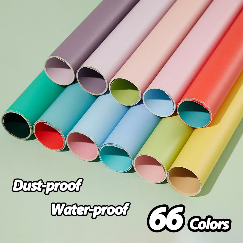 Photo Backdrops 57*87cm 2 sides Solid Color Wallpaper Photography Background Props for Photo Studio Newborn Product Photographic