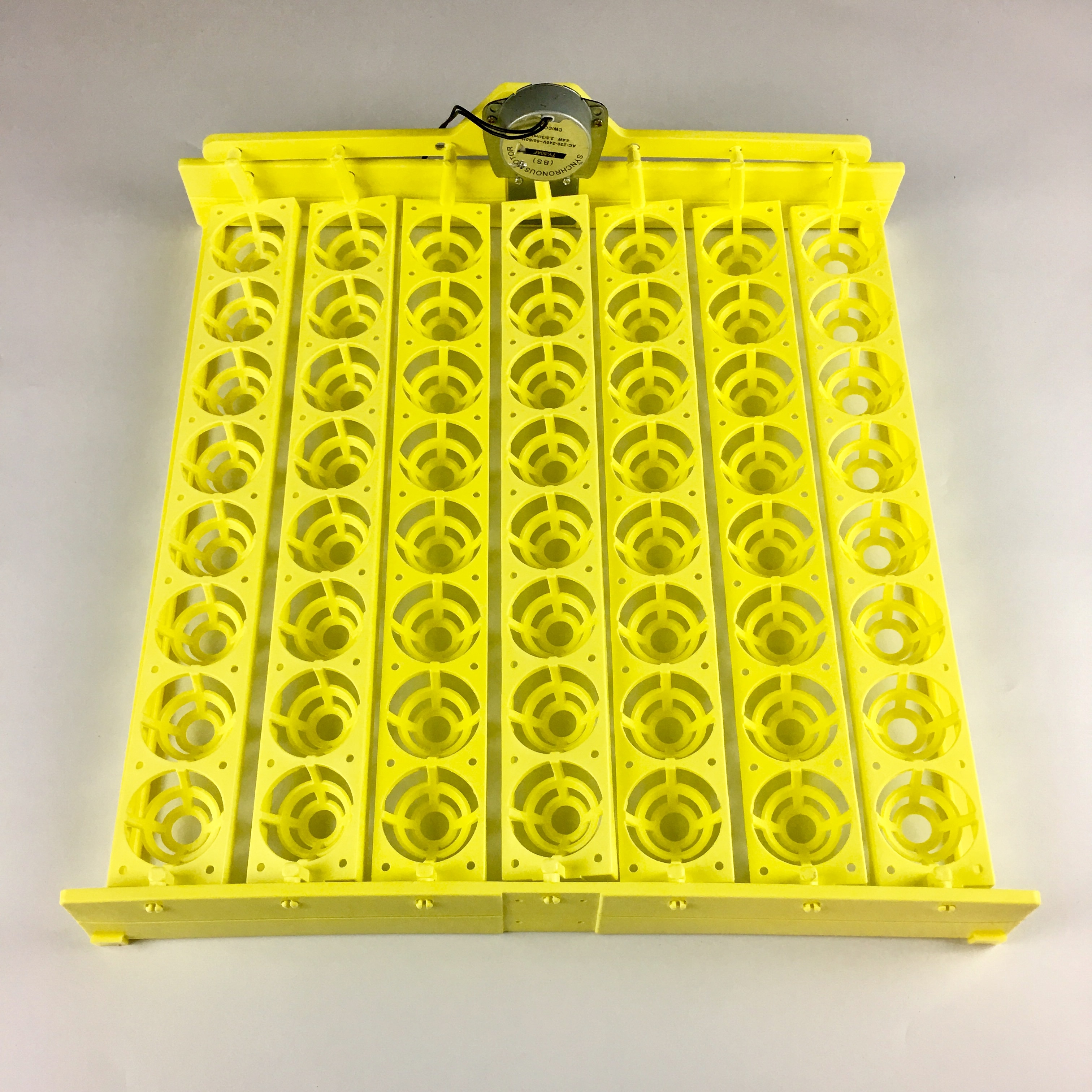 Multifunções 56 bandeja de ovo plástico automático turn egg com motor para YZ8-48 YZ-96A mini chocadeira incubadora peças reposição acessório
