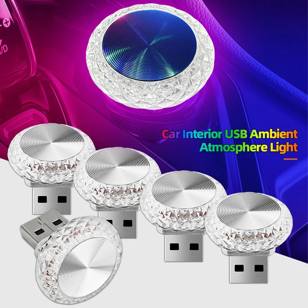 Auto Interieur Usb Ambient Sfeer Licht Led Decoratieve Signaalverlichting Auto Leeslamp Decoraties