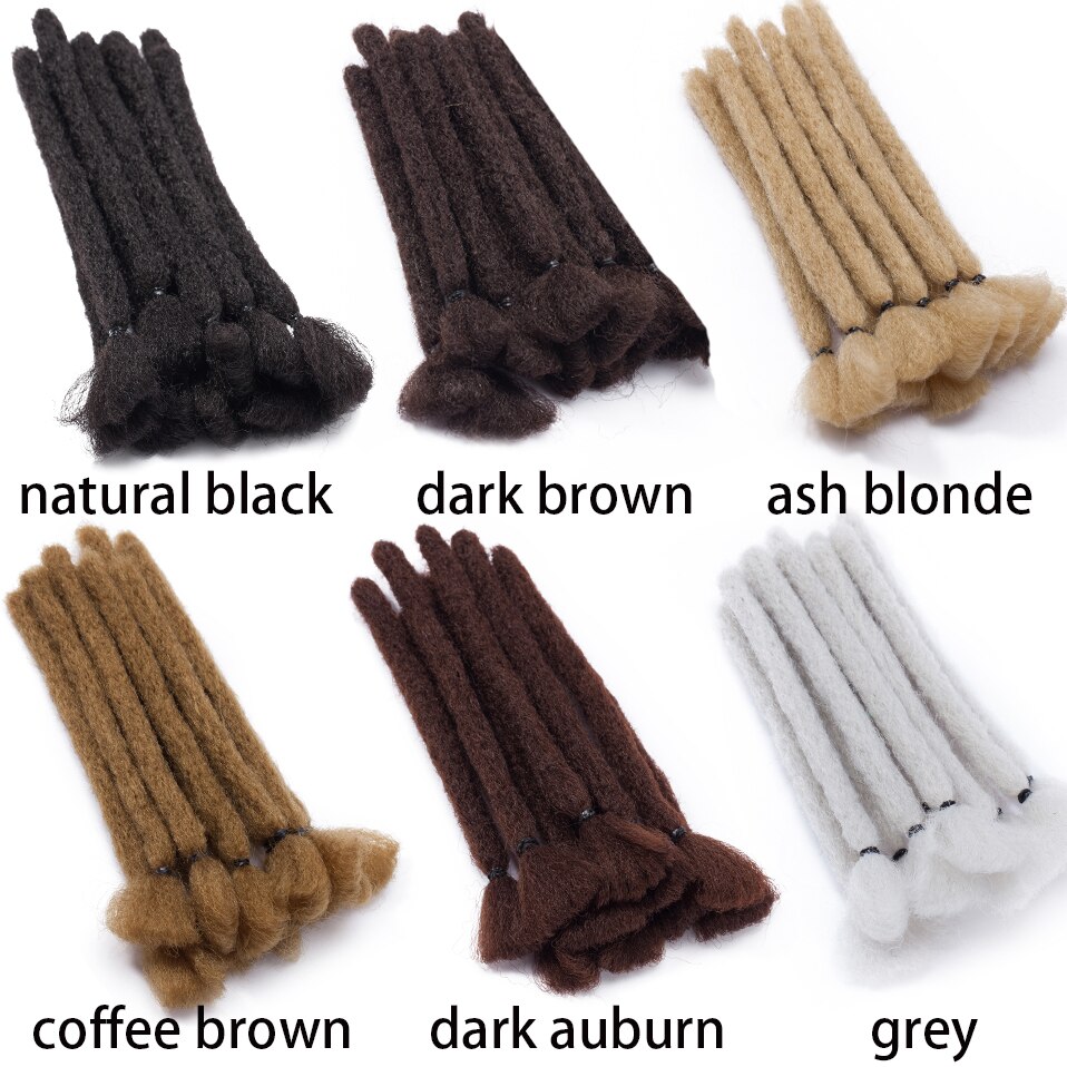 BENEHAIR 6'' Dreadlocks Hair extensions Synthetic Braiding Hair For Men Crochet Hair Braids Reggae Hippie Style For Women