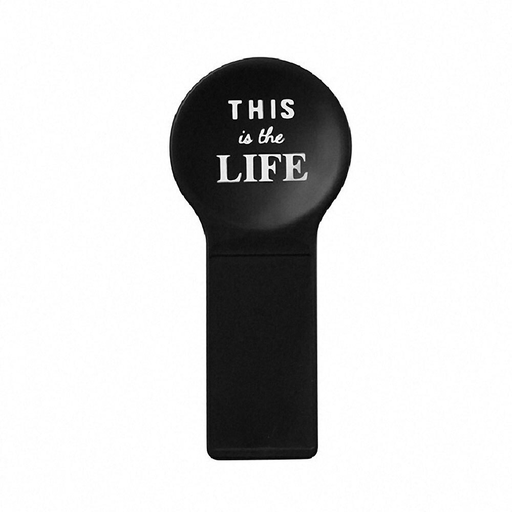 Portable Toilet Seat Cover Lifter Cute Cactus Leaf Toilet Lid Lifting Sanitary Closestool Seat Cover Lift Handle Toilet Set: Black