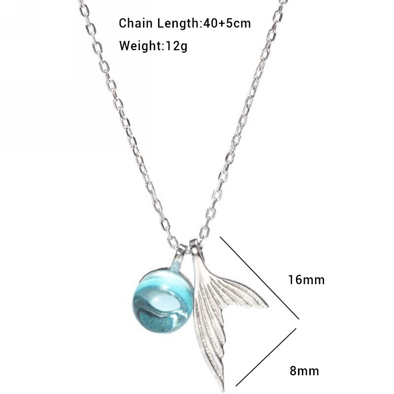 Charm Minimalistische Originele Oceaan 925 Sterling Zilver Luxe Crystal Parel Vis Hanger Kettingen Vrouwen Hals Kettingen Sieraden