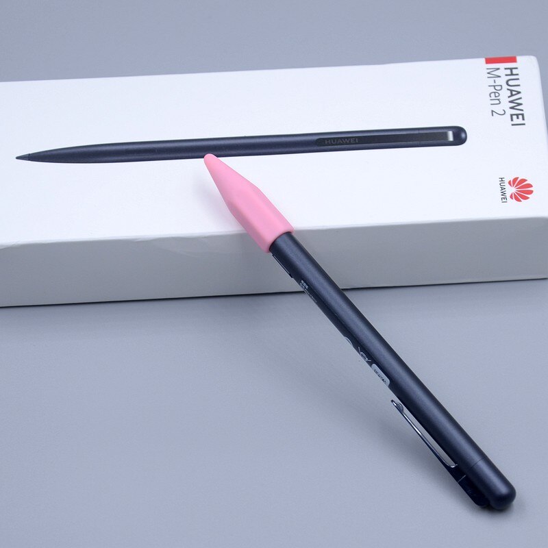 Silicone Nib Case For HUAWEI M-Pen 2 M-Pen lite Soft Silicone Pencil Tip Cover For HUAWEI M-Pencil Protector Stylus Pen Case: Pink